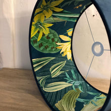 Blue Velvet Shade with Tropical Jungle Inner