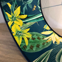 Blue Velvet Shade with Tropical Jungle Inner