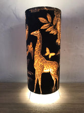 Black & Gold Jungle Table Lamp