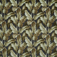 Charcoal Shade with Green Leaves