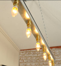 Industrial steampunk vintage style steel multi ceiling light 