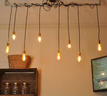 Industrial steampunk vintage style multi pipe ceiling light - home - kitchen - dining room - living room - 4 way - 6 way - 8 way