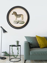 C.1836 Zebra in Round Frame