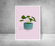 Chinese Money Plant in Mid-Century Pot Print