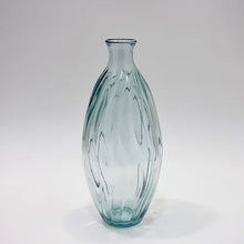 Tall Spiral Glass Vase